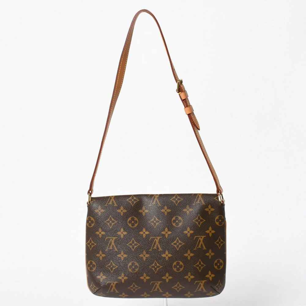 LOUIS VUITTON Musette Tango shoulder bag Monogram canvas Brown